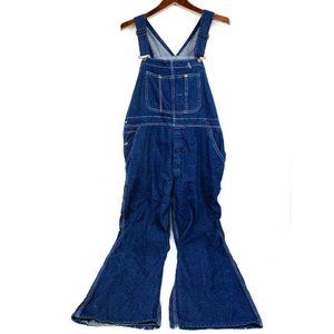 Vintage Phoenix Overalls Denim Jean size 42x28 Mens Dark Blue Wash